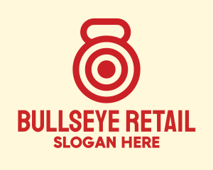 Target - Kettlebell Gym Target logo design