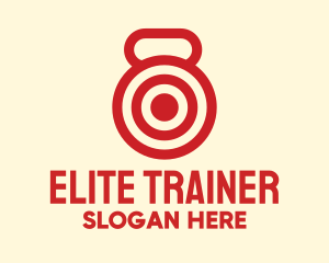 Kettlebell Gym Target logo design