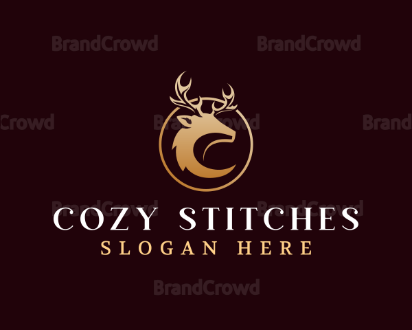 Luxury Deer Antler Logo