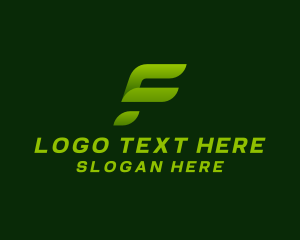 Innovation - Modern Express Shipping Letter F logo design