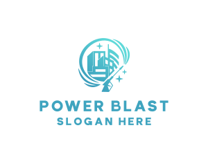 Property Power Wash Cleaning logo design