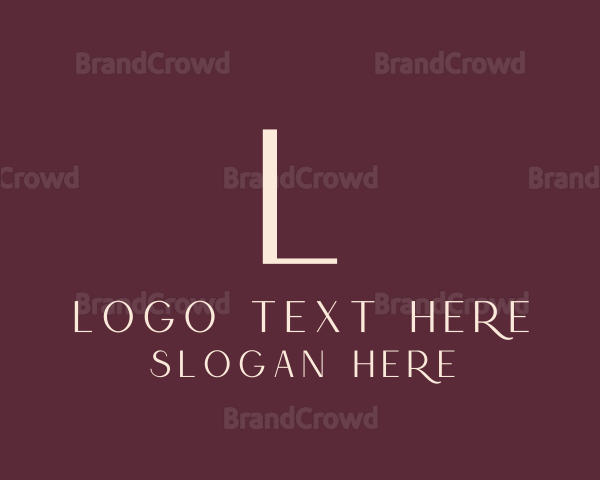 Legal Attorney Firm Letter L Logo