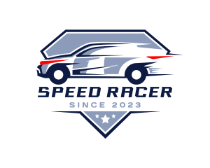 Racing - Racing Car Badge logo design