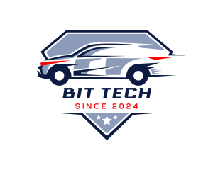 Racing Car Badge logo design