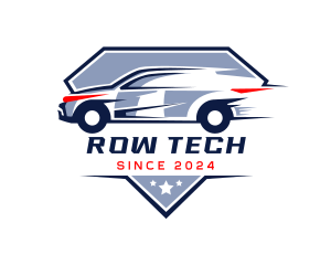 Racing Car Badge logo design