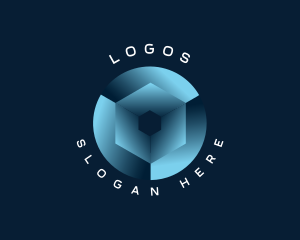 Geometric Cube Technology Logo