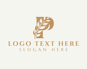 Plant - Organic Wheat Farming logo design