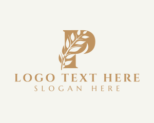 Organic Wheat Farming Logo