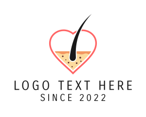 Hair Loss - Heart Hair Care logo design