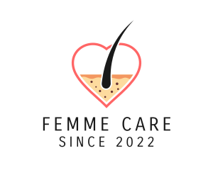 Heart Hair Care  logo design