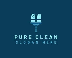 Window Cleaning Housekeeping logo design