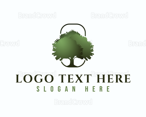 Nature Garden Tree Logo