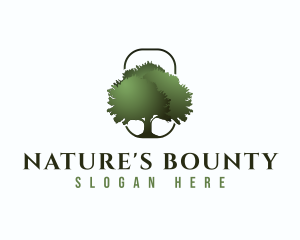 Nature Garden Tree logo design