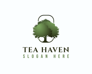 Nature Garden Tree logo design