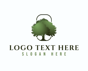 Nature Garden Tree Logo