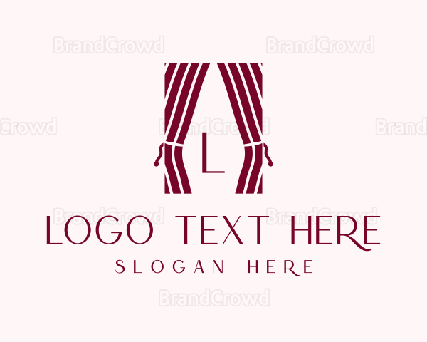 Curtain Home Decor Logo