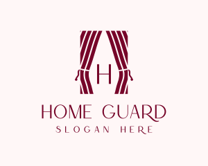 Curtain Home Decor logo design