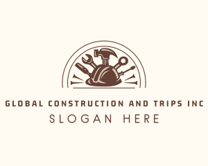 Brown - Construction Maintenance Tool logo design