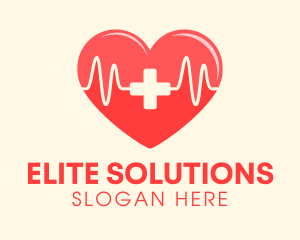 Treatment - Medical Heart Heartbeat Pulse logo design