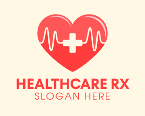 Pharmacist - Medical Heart Heartbeat Pulse logo design