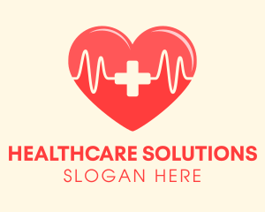 Physician - Medical Heart Heartbeat Pulse logo design