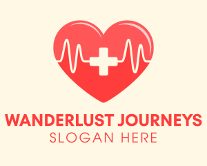 Revive - Medical Heart Heartbeat Pulse logo design