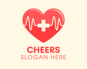 Treatment - Medical Heart Heartbeat Pulse logo design