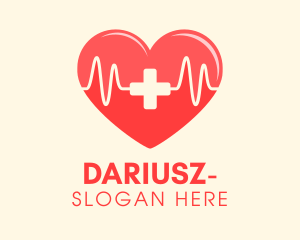 Nursing - Medical Heart Heartbeat Pulse logo design