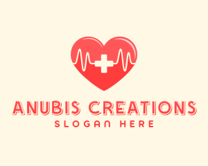 Medical Heart Heartbeat Pulse logo design