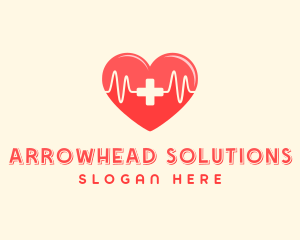 Medical Heart Heartbeat Pulse logo design