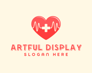 Medical Heart Heartbeat Pulse logo design