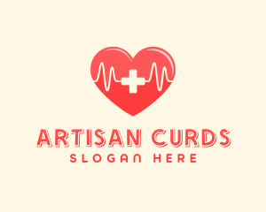 Medical Heart Heartbeat Pulse logo design