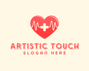 Medical Heart Heartbeat Pulse logo design