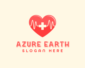 Medical Heart Heartbeat Pulse logo design