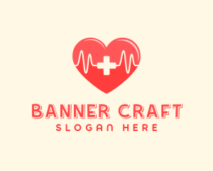 Medical Heart Heartbeat Pulse logo design