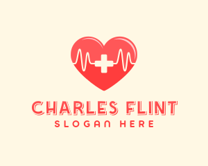 Medical Heart Heartbeat Pulse logo design