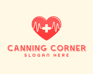 Medical Heart Heartbeat Pulse logo design