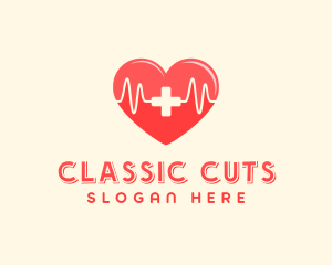 Medical Heart Heartbeat Pulse logo design