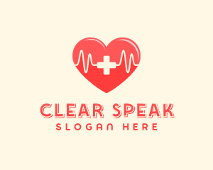 Medical Heart Heartbeat Pulse logo design