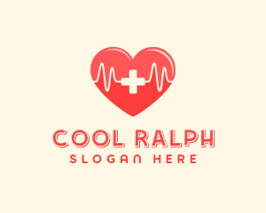 Medical Heart Heartbeat Pulse logo design