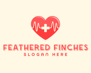 Medical Heart Heartbeat Pulse logo design