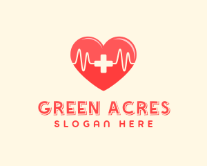 Medical Heart Heartbeat Pulse logo design