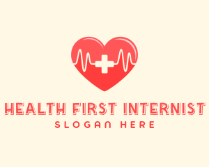 Medical Heart Heartbeat Pulse logo design