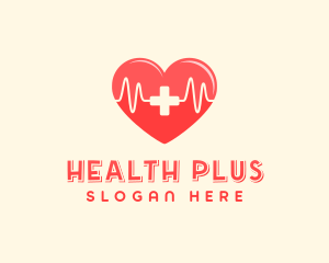 Medical Heart Heartbeat Pulse logo design