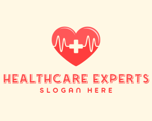 Medical Heart Heartbeat Pulse logo design