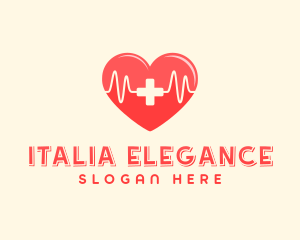 Medical Heart Heartbeat Pulse logo design