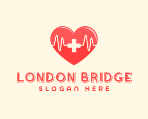 Medical Heart Heartbeat Pulse logo design