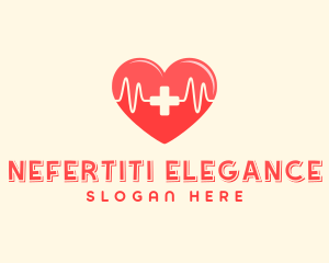 Medical Heart Heartbeat Pulse logo design