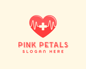 Medical Heart Heartbeat Pulse logo design