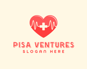 Medical Heart Heartbeat Pulse logo design